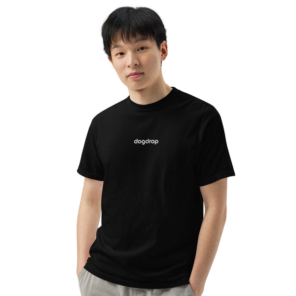Dogdrop embroidered - unisex garment-dyed heavyweight t-shirt