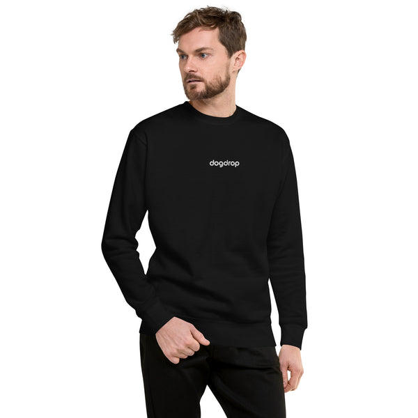Dogdrop logo small - Unisex Premium Sweatshirt